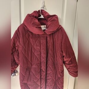 PRINCIPLES PUFFER JACKET MEDIUM WINE